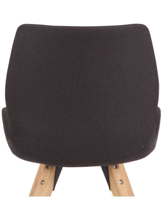 Silla Luna tela, negro