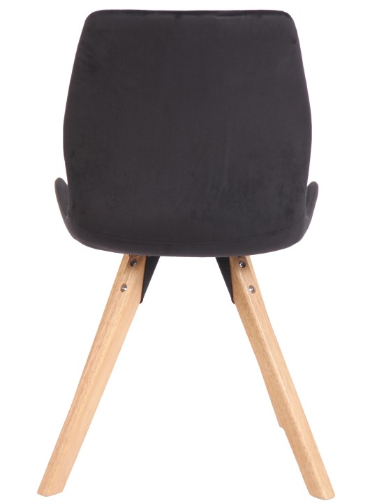 Silla Luna Terciopelo, negro Silla Luna Terciopelo, negro