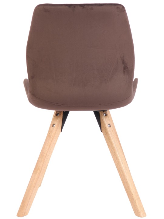 Silla Luna Terciopelo, marrón Silla Luna Terciopelo, marrón