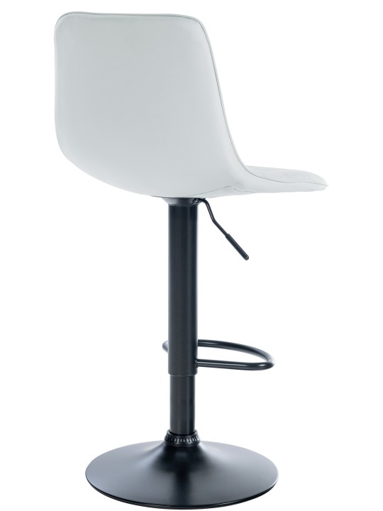 Taburete de bar Lex piel sintética, blanco