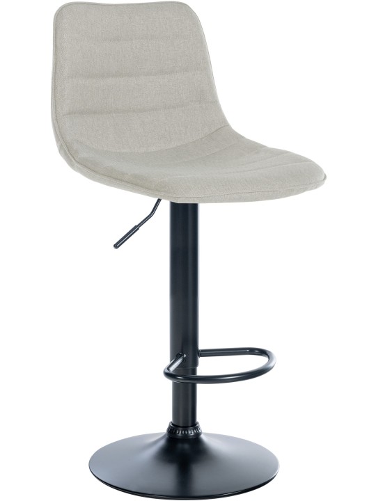 Taburete de bar Lex tela, crema
