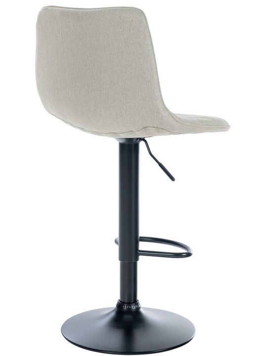 Taburete de bar Lex tela, crema