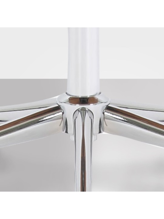 Silla de oficina Chicago polipiel, nogal/negro