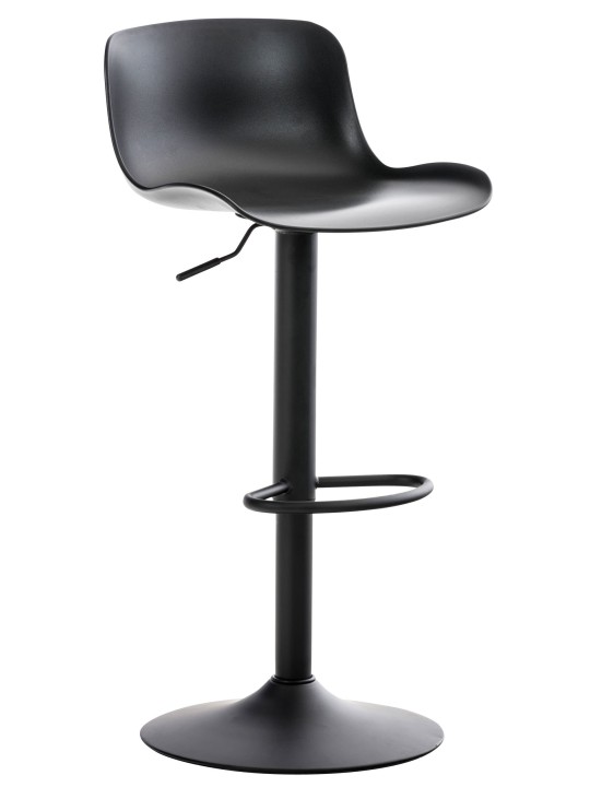 Juego de 4 taburetes de bar Almada, negro