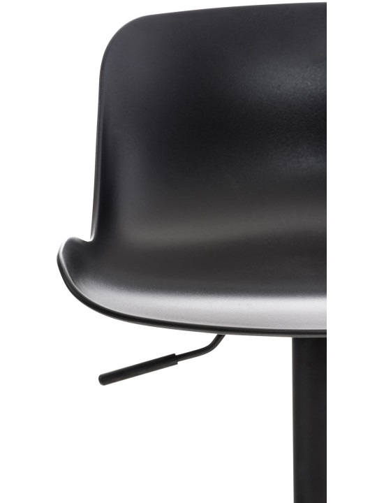 Juego de 4 taburetes de bar Almada, negro