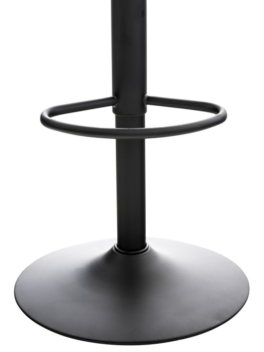 Juego de 4 taburetes de bar Almada, negro