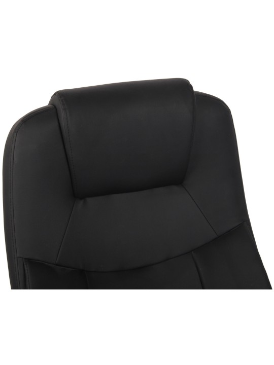 Silla de oficina BIG Apollo piel sintética V2, negro