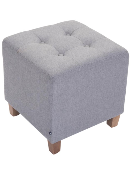 Juego de 2 taburetes Pharaoh, luz antigua, gris claro Juego de 2 taburetes Pharaoh, luz antigua, gris claro