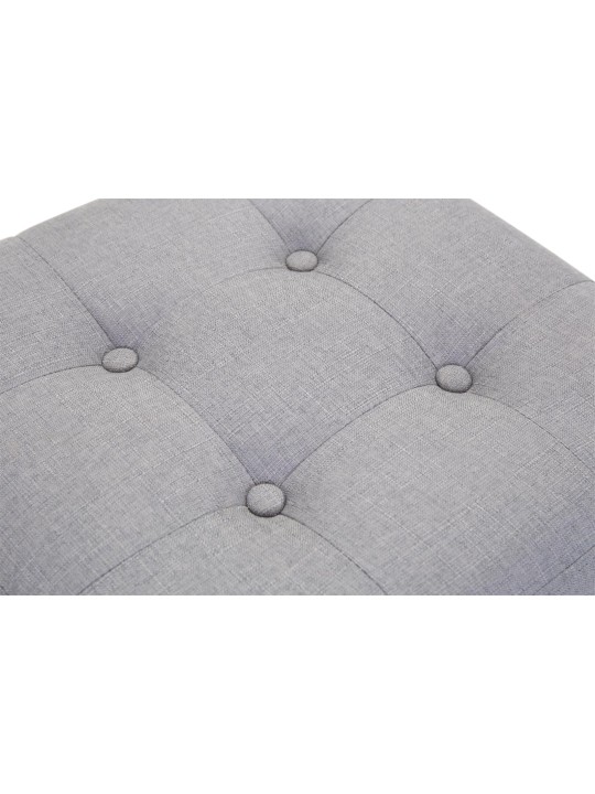 Juego de 2 taburetes Pharaoh, luz antigua, gris claro Juego de 2 taburetes Pharaoh, luz antigua, gris claro