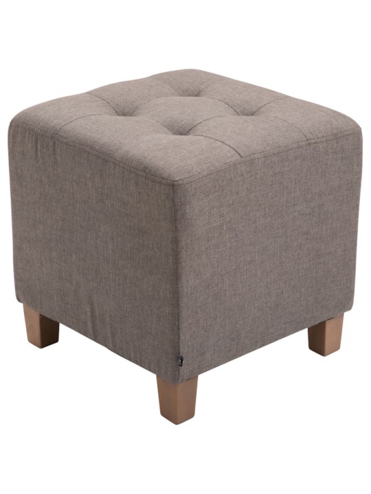 Juego de 2 taburetes Pharaoh, luz antigua, taupe