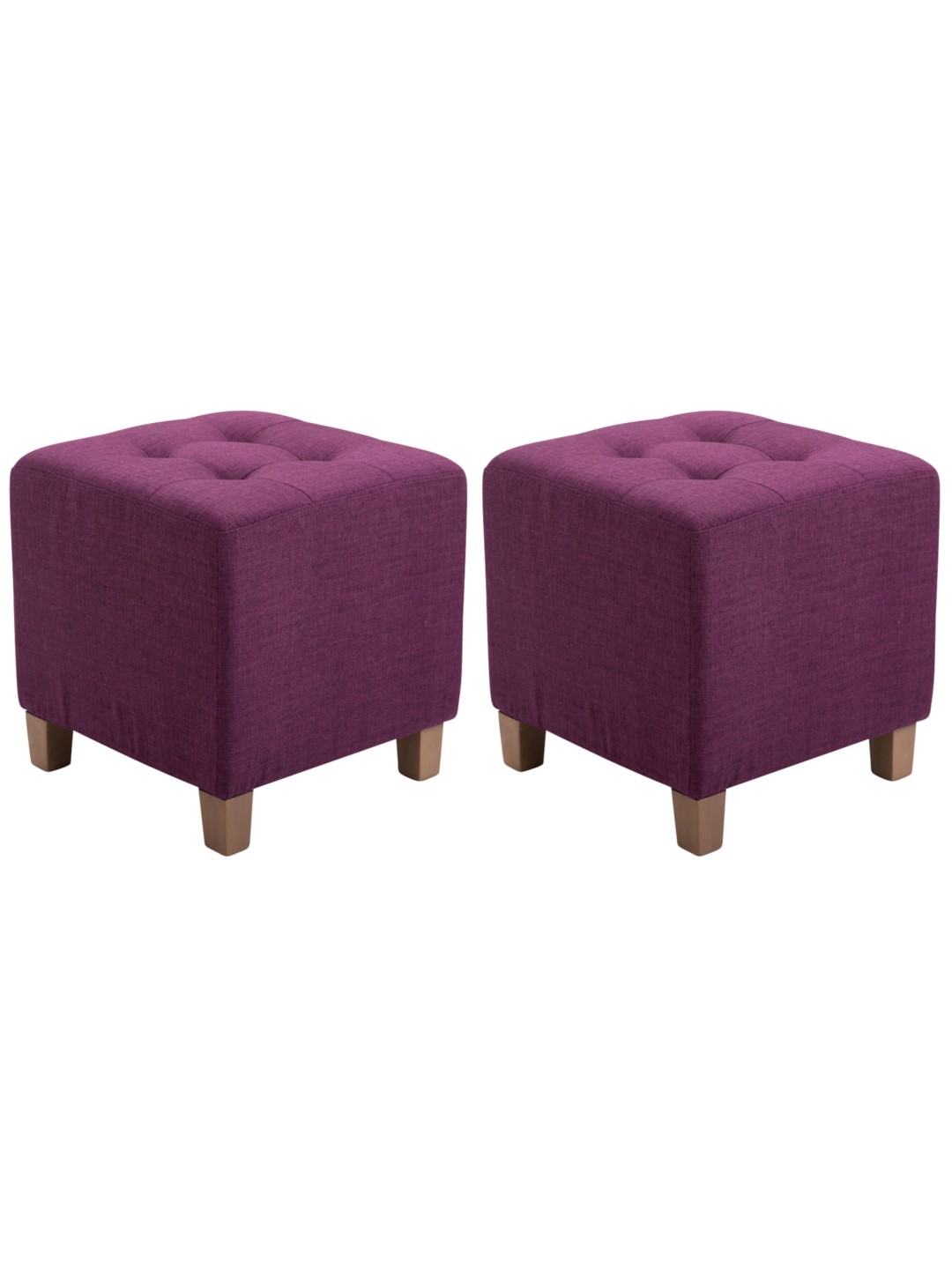 Juego de 2 taburetes Pharaoh, luz antigua, lila