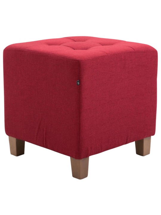 Juego de 2 taburetes Pharaoh, luz antigua, rojo