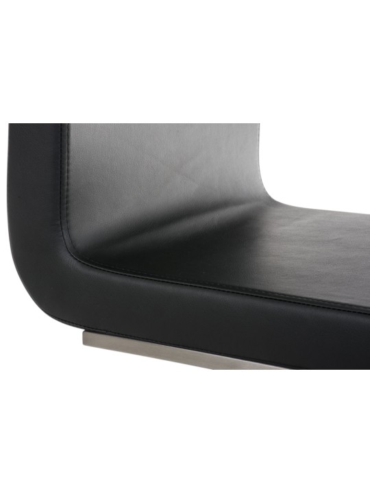 Juego de 2 sillas de comedor Belfort, negro