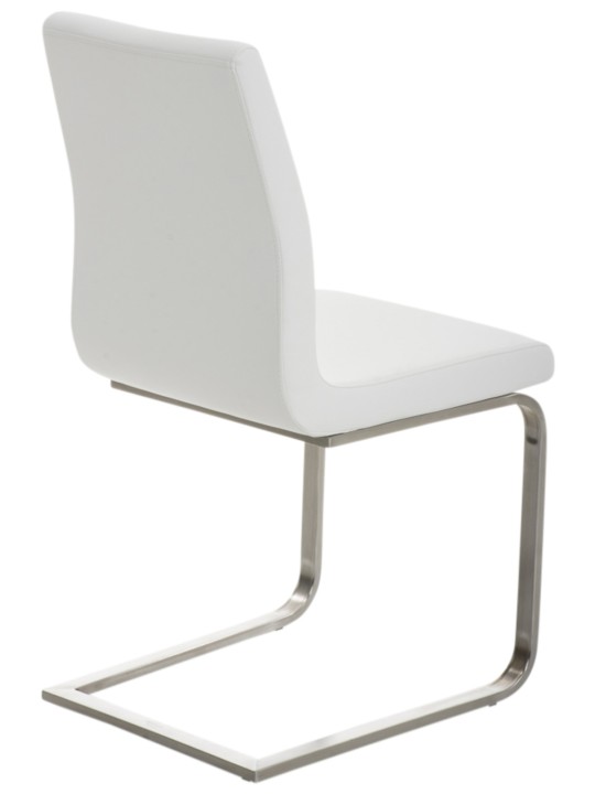 Juego de 2 sillas de comedor Belfort, blanco