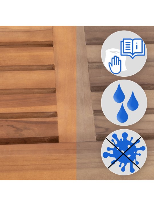 Banco de teca Halden 220 cm, teca