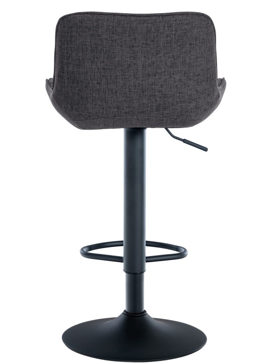 Taburete de bar tela Minosa, negro Taburete de bar tela Minosa, negro