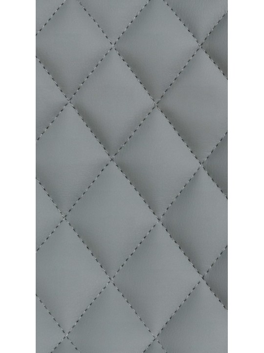 Juego de 2 taburetes de bar Minosa de piel sintética, gris