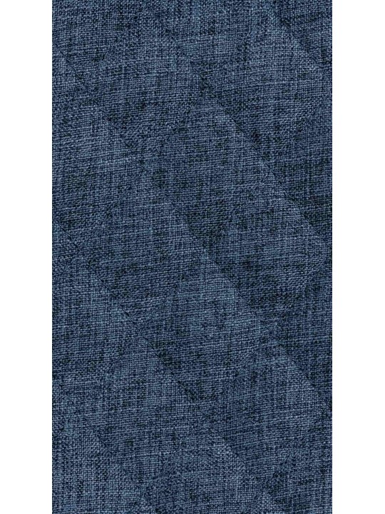 Juego de 2 taburetes de bar tela Minosa, azul