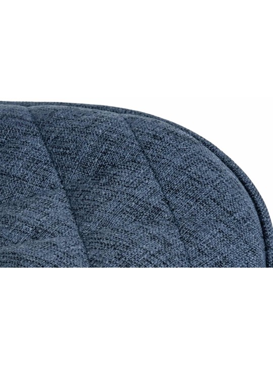 Juego de 2 taburetes de bar tela Minosa, azul