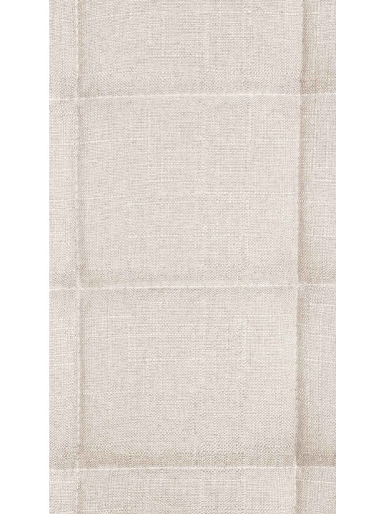 Taburete de bar Peking V2 tejido cromo, crema