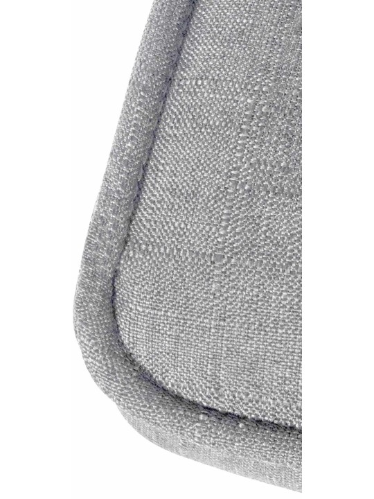 Taburete de bar Peking V2 tejido cromo, gris claro Taburete de bar Peking V2 tejido cromo, gris claro