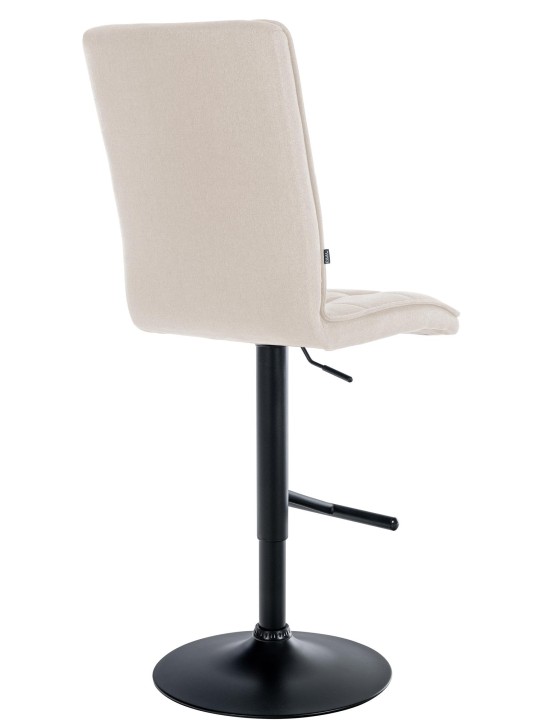 Taburete de bar Peking V2 tela, crema