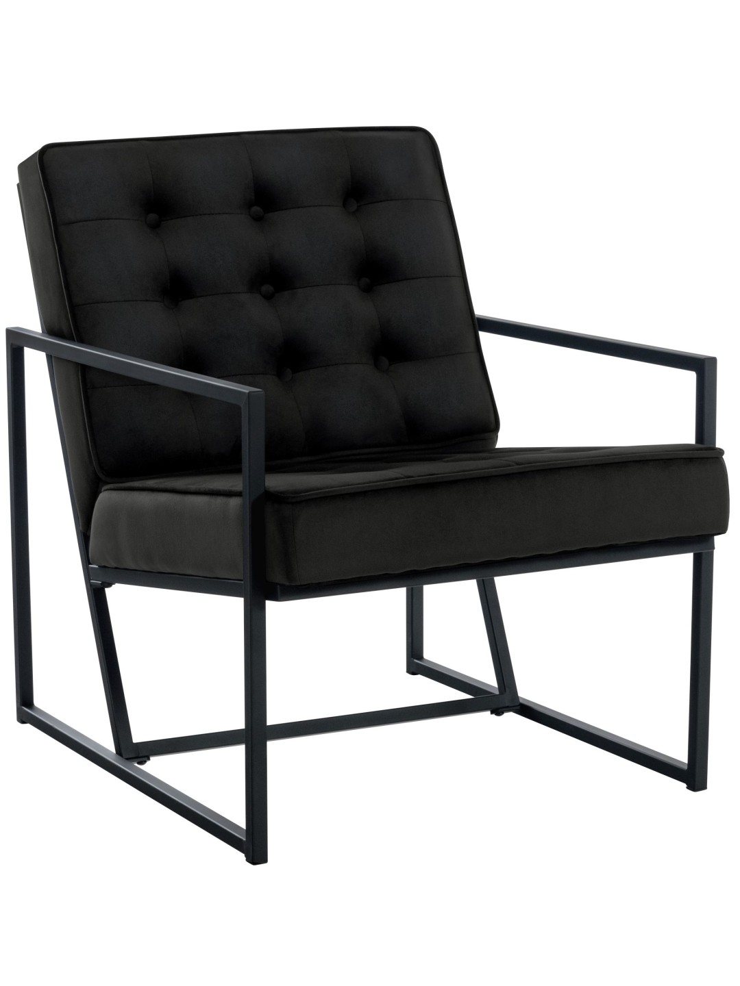 Tumbona Avon terciopelo, negro