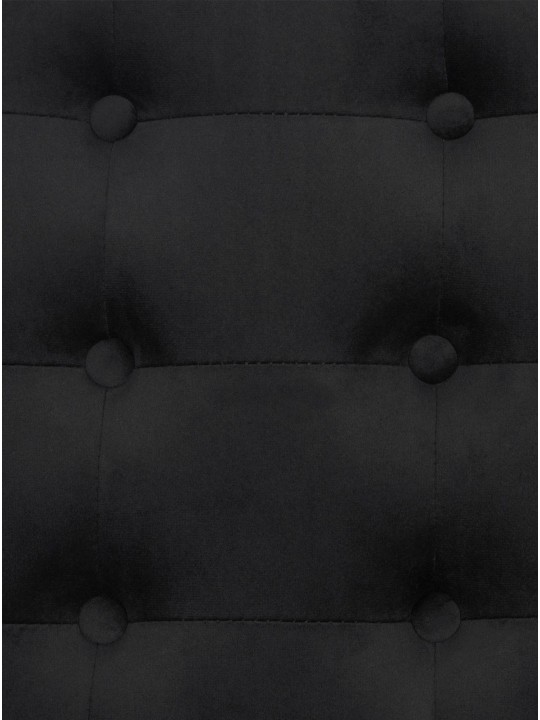 Tumbona Avon terciopelo, negro