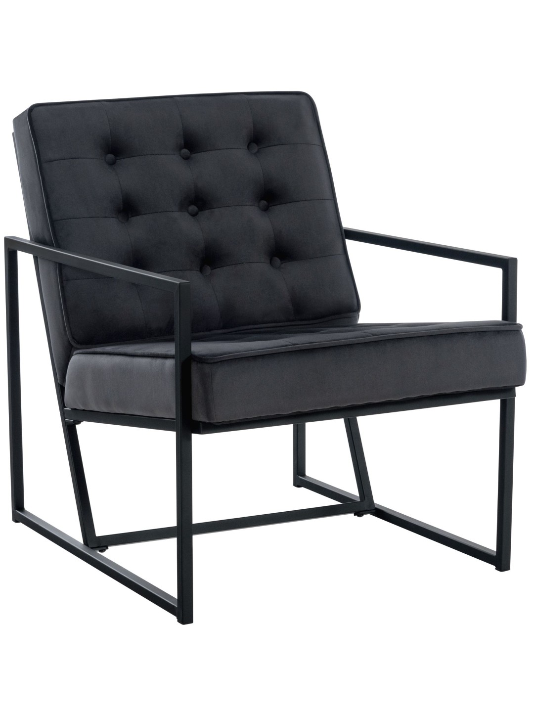 Tumbona Avon terciopelo, gris