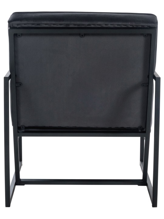 Tumbona Avon terciopelo, gris