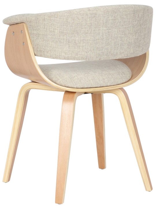 Silla Bruce tela natural, crema Silla Bruce tela natural, crema
