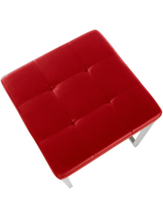 Juego de 2 taburetes Barci, rojo Juego de 2 taburetes Barci, rojo