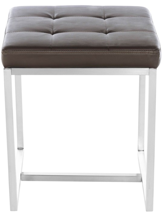 Juego de 2 taburetes Barci, marrón