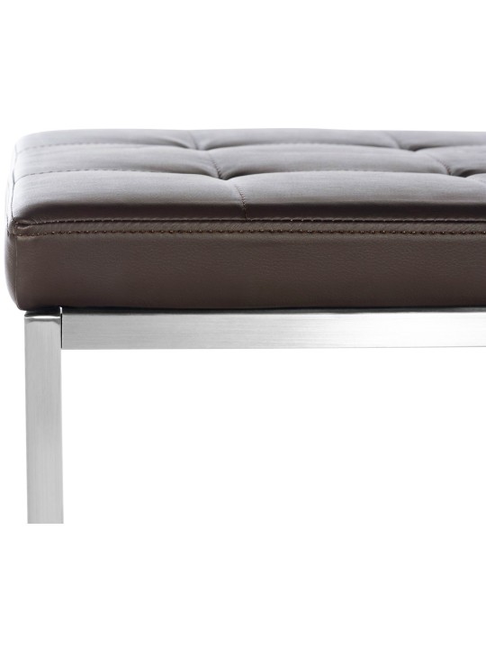 Juego de 2 taburetes Barci, marrón