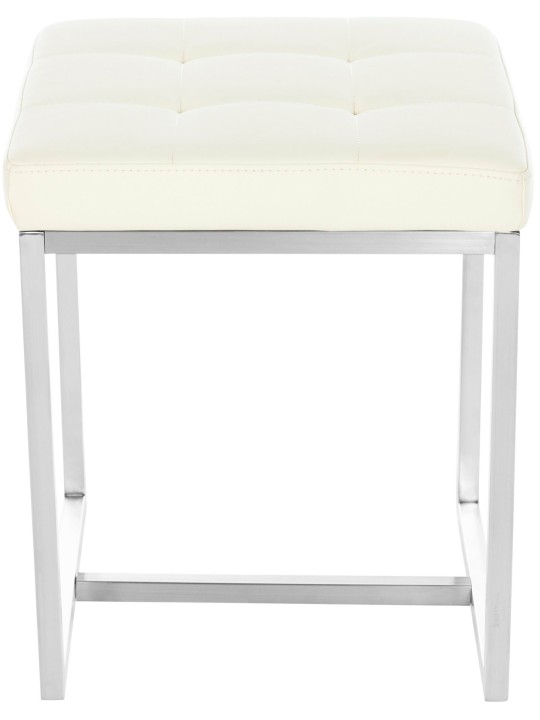 Juego de 2 taburetes Barci, crema