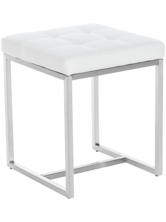 Juego de 2 taburetes Barci, blanco