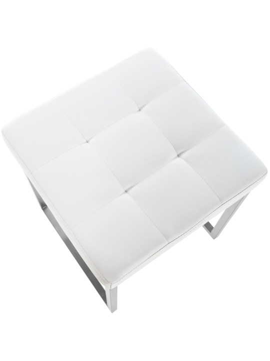 Juego de 2 taburetes Barci, blanco