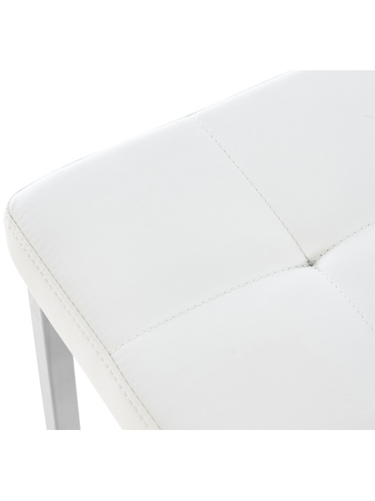 Juego de 2 taburetes Barci, blanco