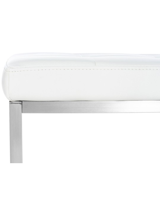 Juego de 2 taburetes Barci, blanco