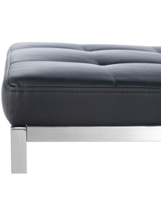 Juego de 2 taburetes Barci, negro