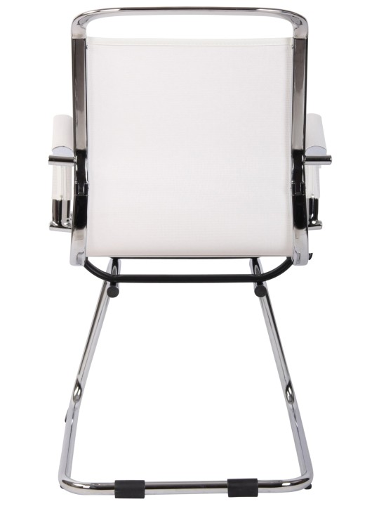 Silla de visita Barnet Mesh, blanco