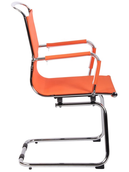 Silla de visita Barnet Mesh, naranja