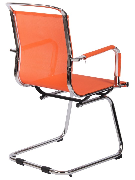 Silla de visita Barnet Mesh, naranja