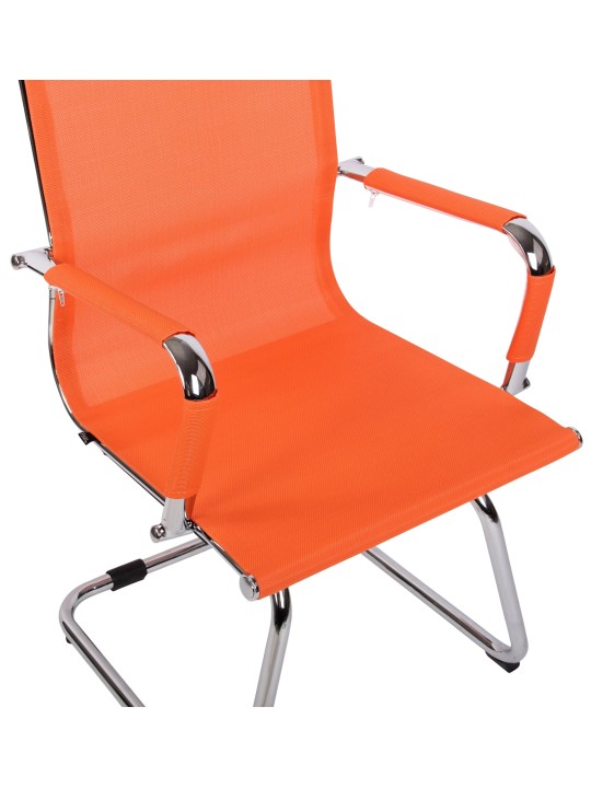 Silla de visita Barnet Mesh, naranja