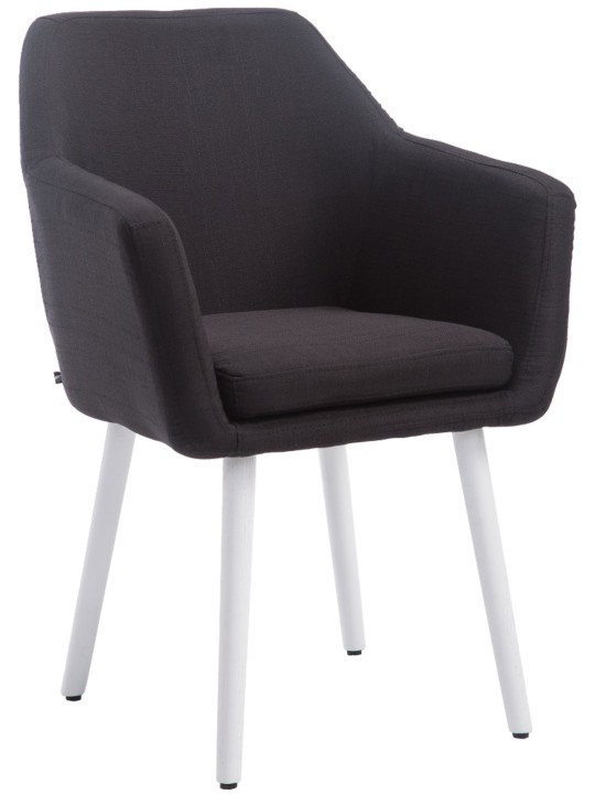 Silla Kuba tela, negro Silla Kuba tela, negro