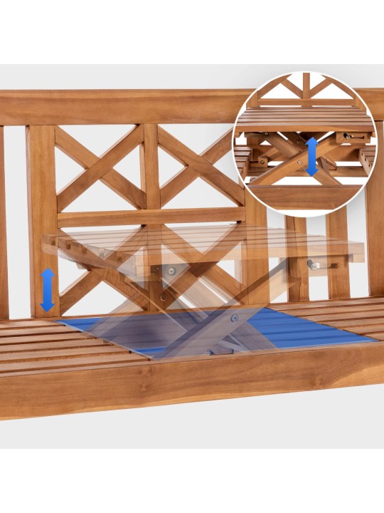 Banco de teca Luka 150 cm, teca Banco de teca Luka 150 cm, teca