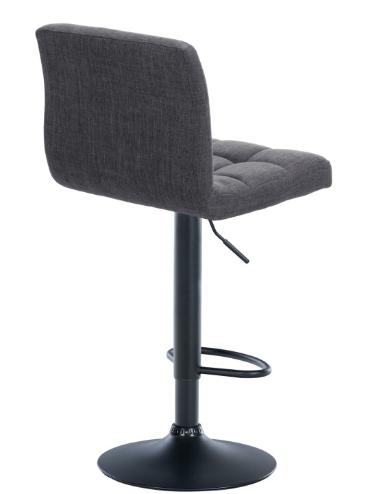Taburete de bar Calma tela, gris claro