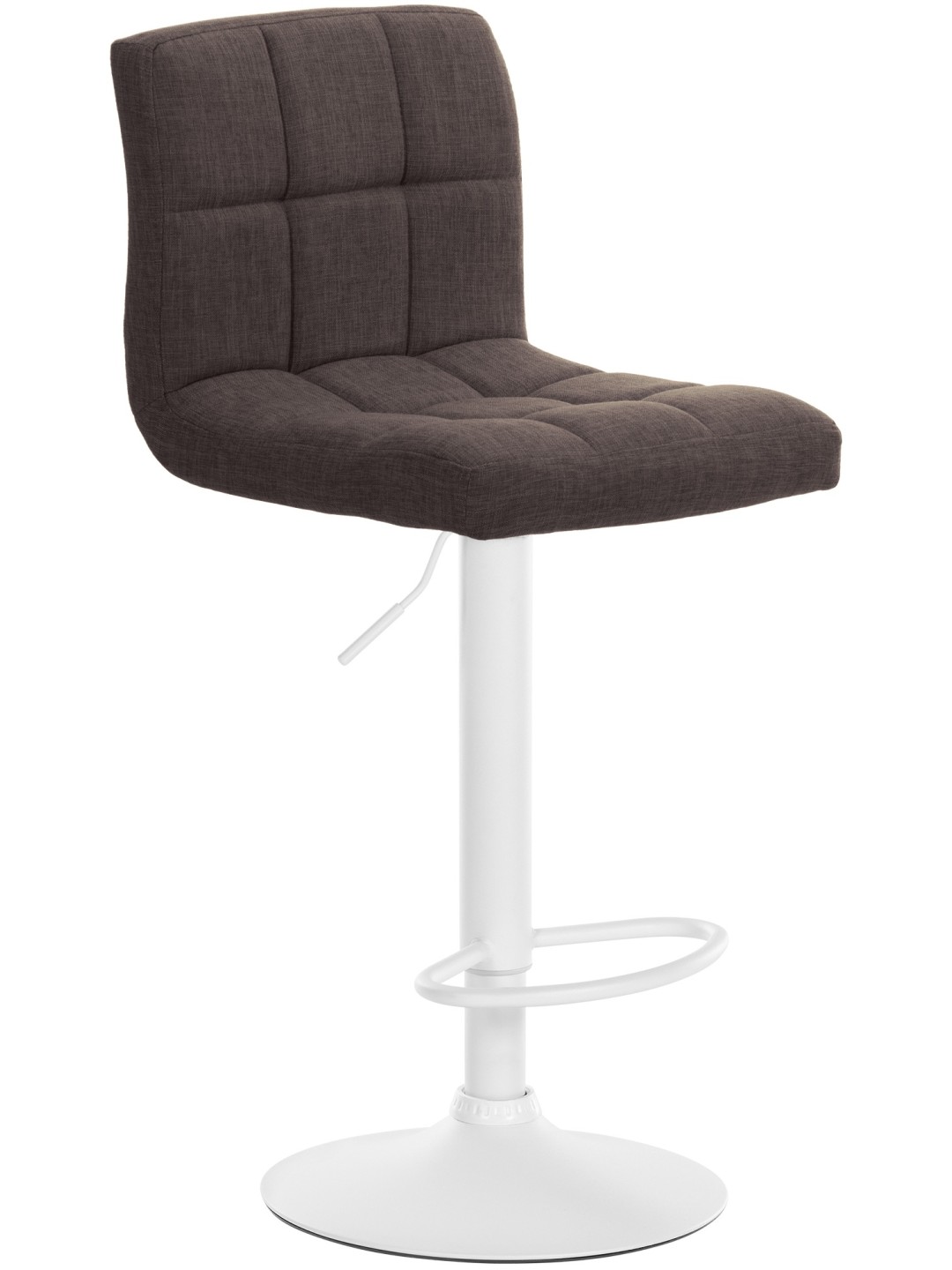 Taburete de bar Calma tela, marrón