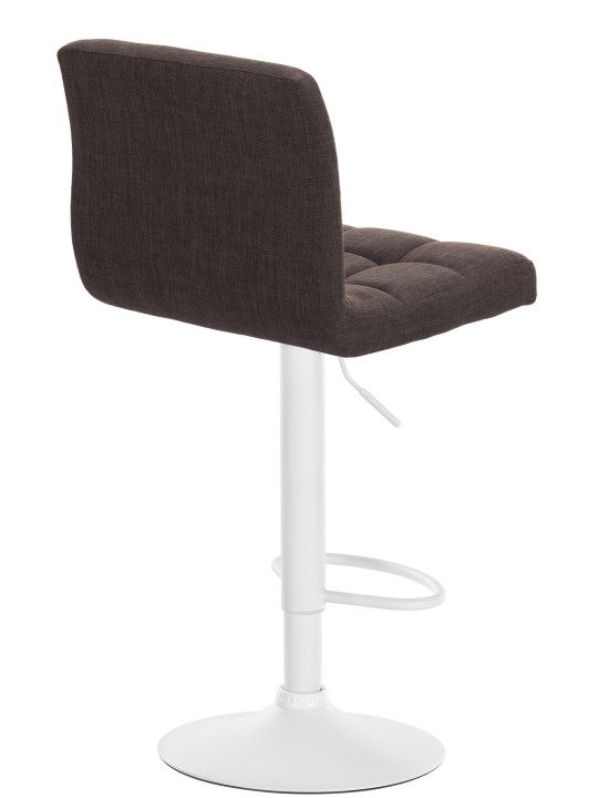 Taburete de bar Calma tela, marrón