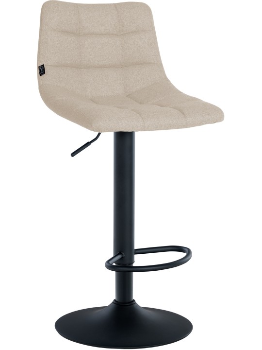 Taburete de bar Jerry tela, crema